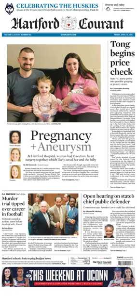 Cover of Hartford Courant