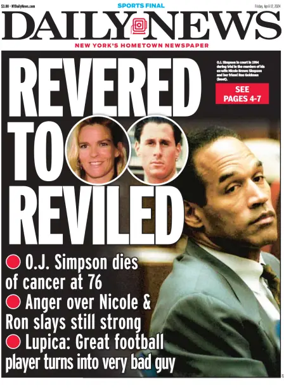 Cover of New York Daily News
