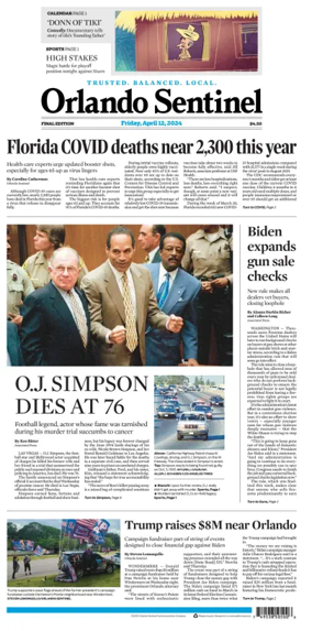 Cover of Orlando Sentinel