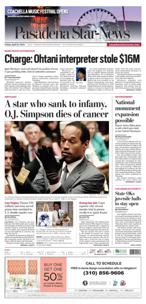 Cover of Pasadena Star-News