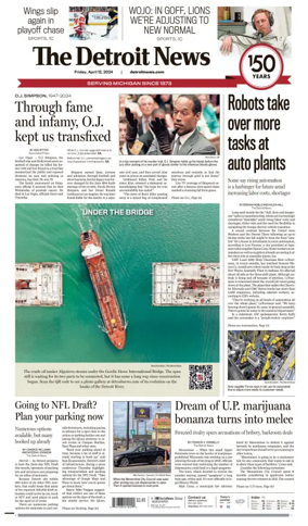Cover of The Detroit News