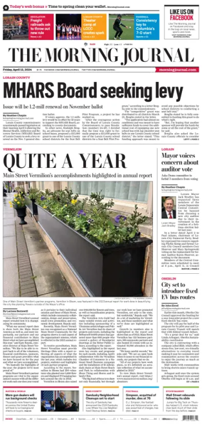 Cover of The Morning Journal (Lorain, OH)