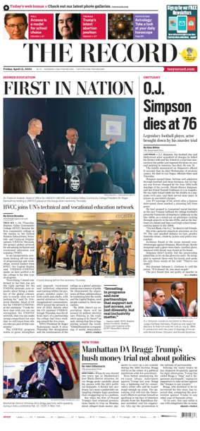 Cover of The Record (Troy, NY)