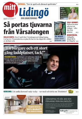 Cover of Mitt i Lidingö