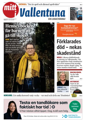 Cover of Vallentuna Nyheter