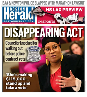 Cover of Boston Herald