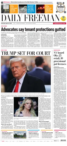 Cover of Daily Freeman (Kingston, NY)