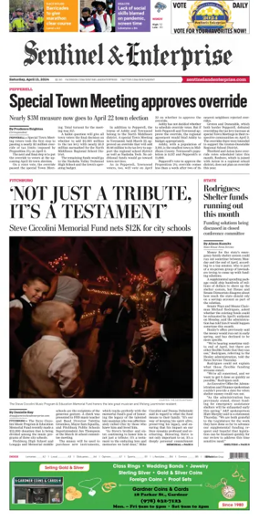 Cover of Sentinel & Enterprise