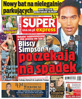 Cover of Super Express Nowy Jork
