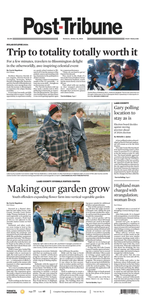 Cover of Post-Tribune (Sunday)