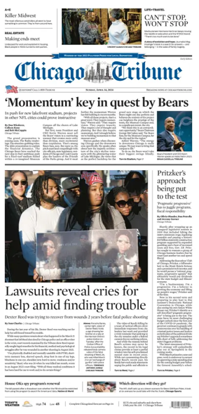 Cover of Chicago Tribune (Sunday)