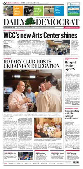 Cover of Daily Democrat (Woodland)