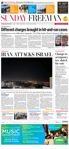 Cover of Daily Freeman (Kingston, NY)