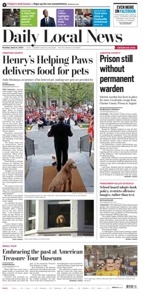 Cover of Daily Local News (West Chester, PA)