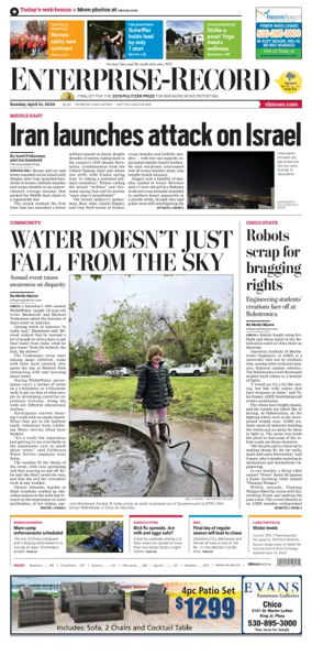 Cover of Enterprise-Record (Chico)