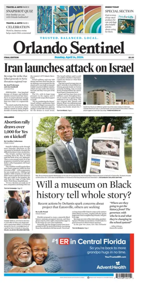 Cover of Orlando Sentinel (Sunday)
