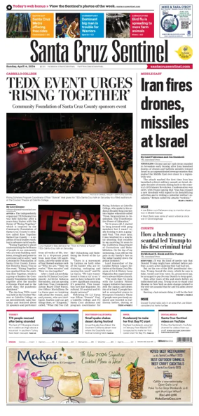 Cover of Santa Cruz Sentinel
