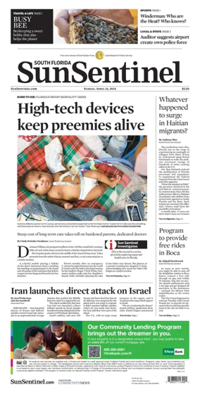 Cover of South Florida Sun-Sentinel Palm Beach (Sunday)