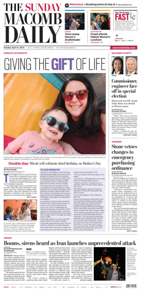 Cover of The Macomb Daily