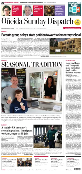 Cover of The Oneida Daily Dispatch (Oneida, NY)