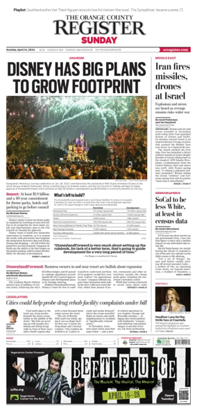 Cover of The Orange County Register