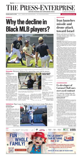 Cover of The Riverside Press-Enterprise