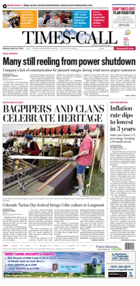 Cover of Times-Call (Longmont)