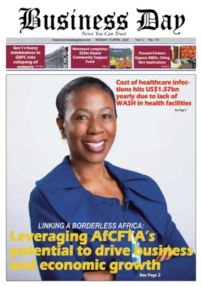 Cover of Business Day (Ghana)