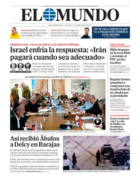 Cover of El Mundo Primera Edición Int