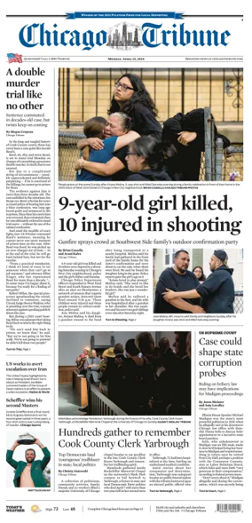 Cover of Chicago Tribune