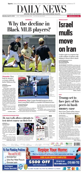 Cover of Daily News (Los Angeles)