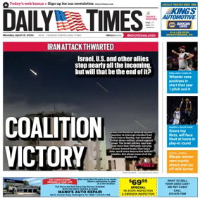 Cover of Daily Times (Primos, PA)
