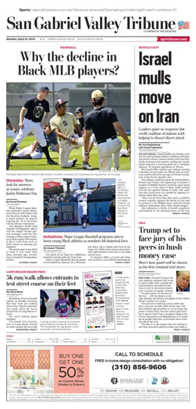 Cover of San Gabriel Valley Tribune
