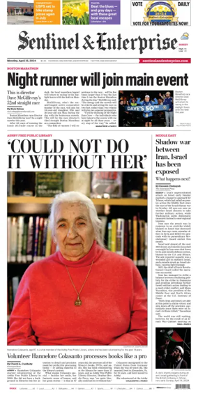 Cover of Sentinel & Enterprise