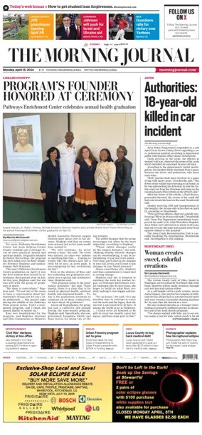 Cover of The Morning Journal (Lorain, OH)