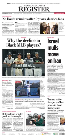 Cover of The Orange County Register