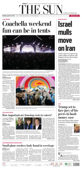 Cover of The Sun (San Bernardino)