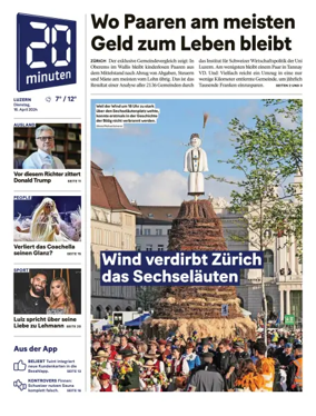 Cover of 20 Minuten - Luzern