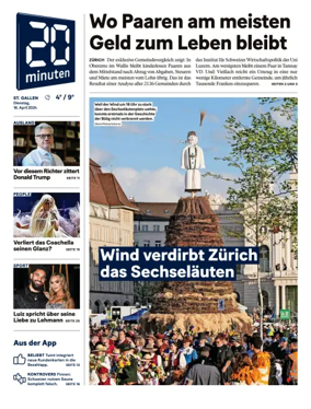 Cover of 20 Minuten - St. Gallen