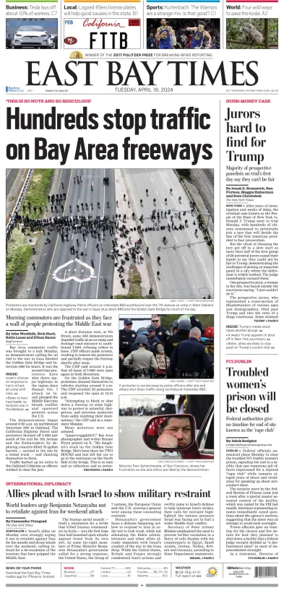 Cover of East Bay Times