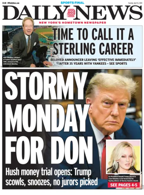 Cover of New York Daily News