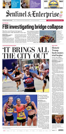 Cover of Sentinel & Enterprise