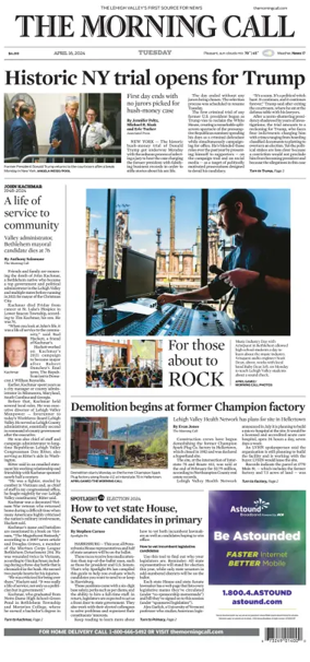 Cover of The Morning Call