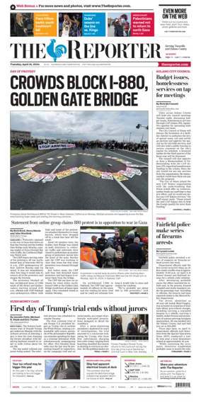 Cover of The Reporter (Vacaville)