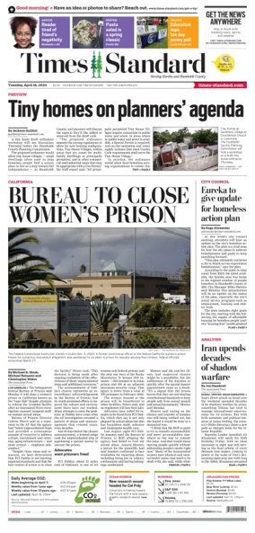 Cover of Times Standard (Eureka)