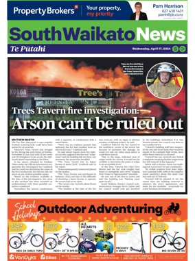 Cover of South Waikato News