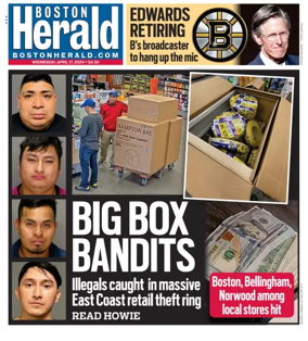 Cover of Boston Herald
