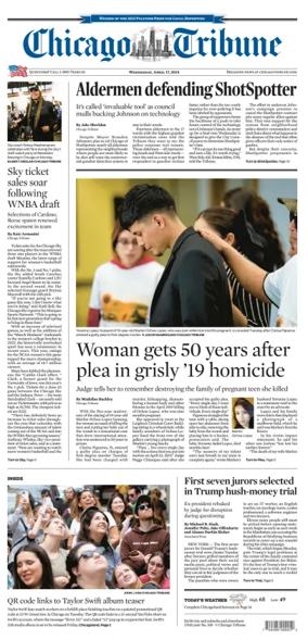 Cover of Chicago Tribune