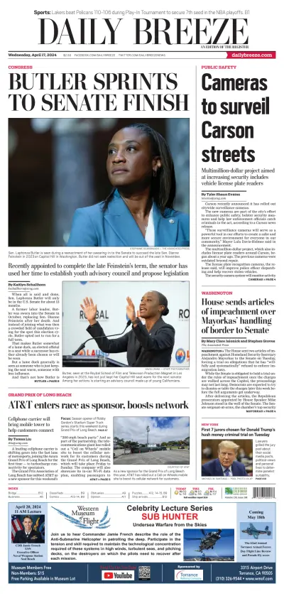 Cover of Daily Breeze (Torrance)