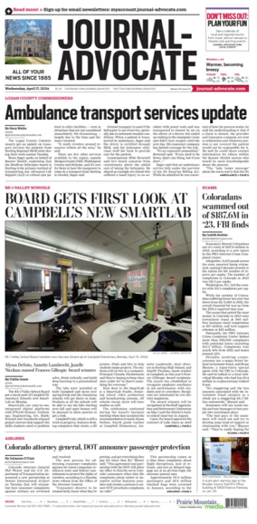 Cover of Journal-Advocate (Sterling)